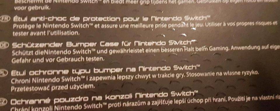 Schutzhülle für Nintendo Switch in Karlstein