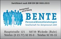 Produktionshelfer / Produktionsmitarbeiter (m/w/d) in Vollzeit Nordrhein-Westfalen - Wickede (Ruhr) Vorschau