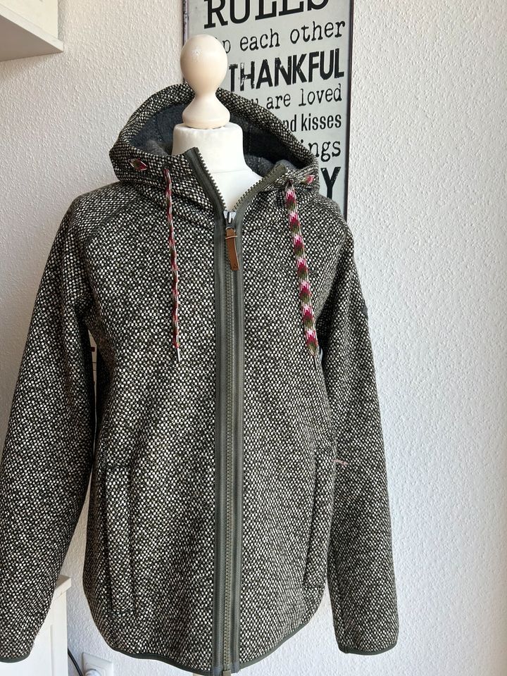 Schöffel Outleisure, Fleecejacke, khaki/grau, Gr L in Siegen