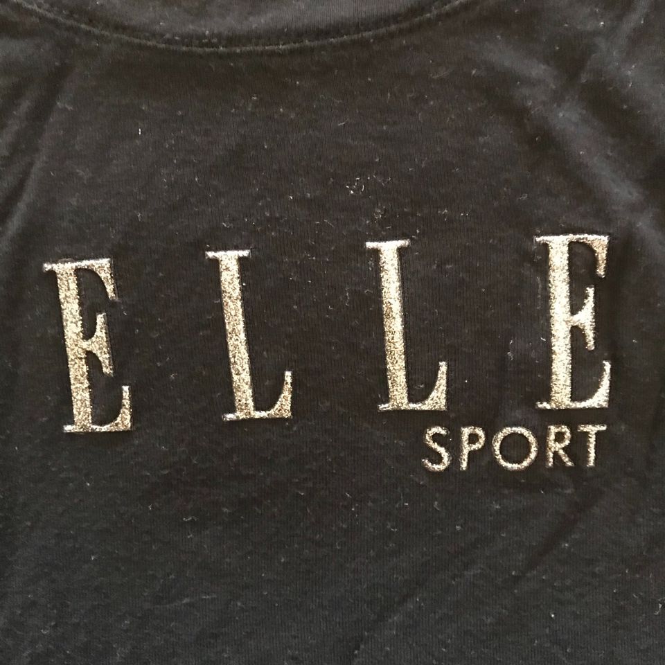 ELLE Sport Damen T-Shirt Gr. M / 38 EUR Schwarz in Bremen