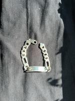 925 Silber Figaro ID Armband Saarland - Wadern Vorschau