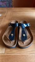 Fast neue Birkenstock Giseh Gr. 39 in schwarz mit Glitzer Rheinland-Pfalz - Hellenhahn-Schellenberg Vorschau
