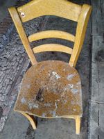 Alter Stuhl Küche Bistrostuhl zum Restaurieren  Rough Rider Chair Hessen - Driedorf Vorschau