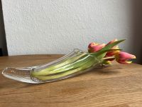 Liegende Vintage Vase/Tischvase aus Glas Berlin - Steglitz Vorschau