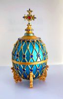 Dekorative Schatulle in Form eines „Fabergé-Eies“ Bayern - Waldkraiburg Vorschau