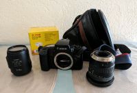 Canon eos 100, 2x Objektiv, soligor af zoom 19-35mm m f3, Tasche Bayern - Friedberg Vorschau