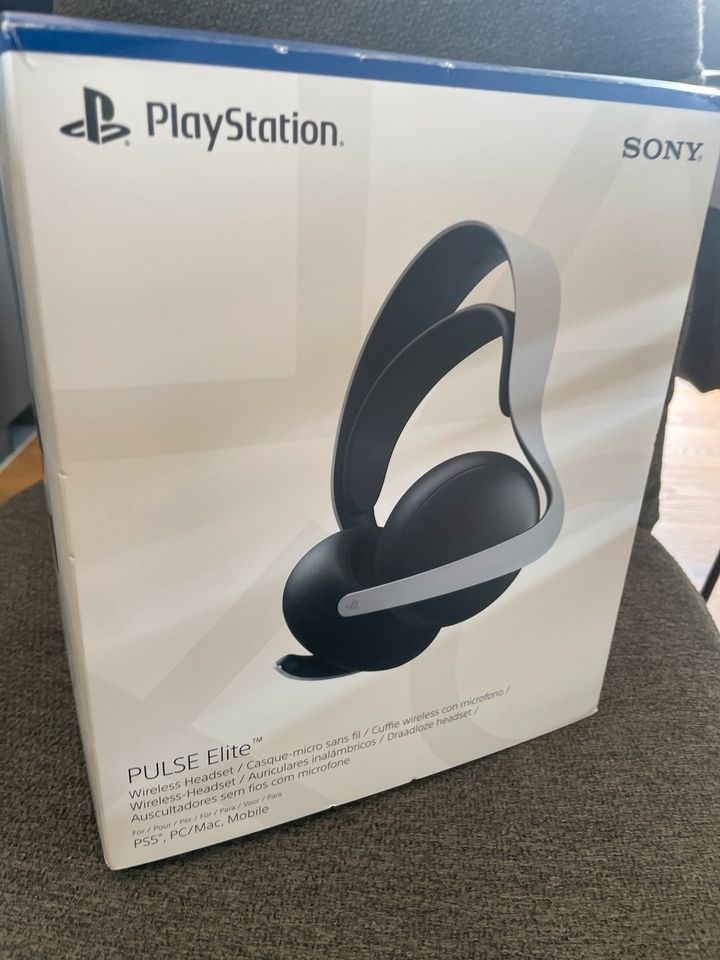 Kopfhörer play Station Sony pulse Elite mit Garantieverlängerung in Neundorf 