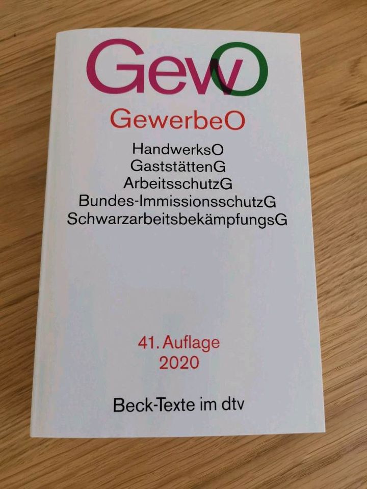 Gewerbeordnung wie neu in Senden