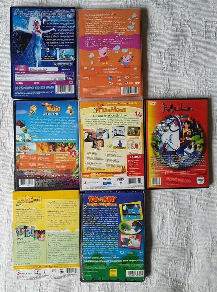 Kinder DVD Conni Peppa Pig Mulan Biene Maja Eiskönigin Tom&Jerry in Berlin