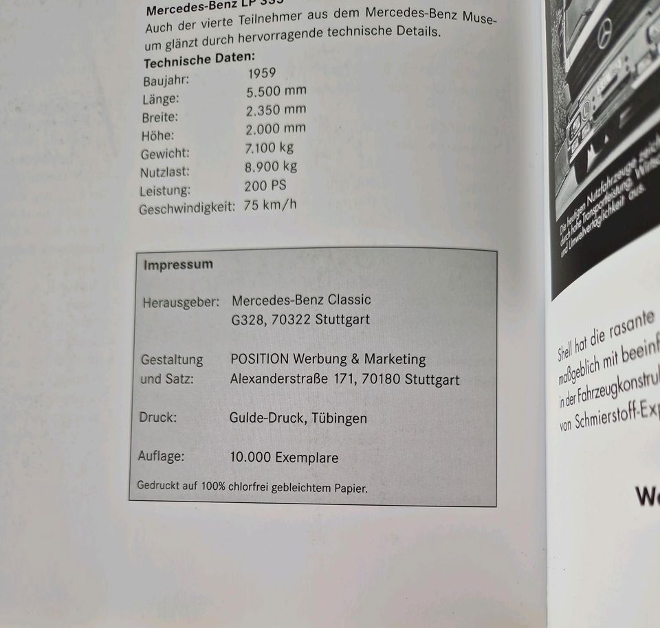 Buch "Mercedes Benz 100 Jahre Nutzfahrzeuge" limitierte Auflage in Wilsdruff