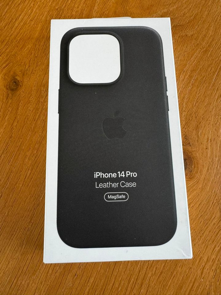 ORIGINAL Apple Leder Case mit MagSafe (iPhone 14 Pro) Mitternacht in Hilzingen