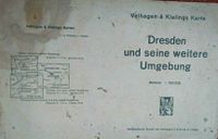 Landkarte Dresden und seine weitere Umgebung Sachsen - Dippoldiswalde Vorschau