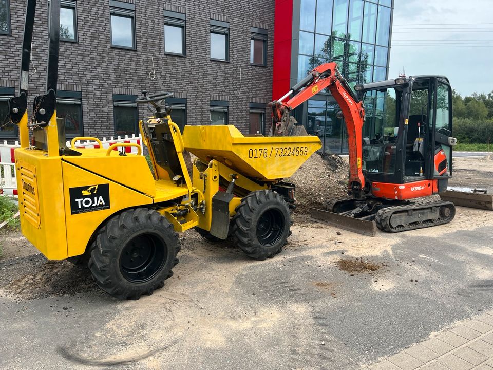 Minibagger/Bagger Kubota kx018 Mieten 1,8t in Hannover