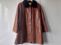 Neu - Echtleder Mantel Jacke "Fabiani", Größe 38 mit Kunstpelz Thüringen - Gera Vorschau