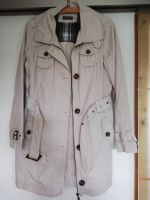 sportlicher Trenchcoat / Jacke / Mantel mit Gürtel, beige, Gr. 40 Baden-Württemberg - Mudau Vorschau