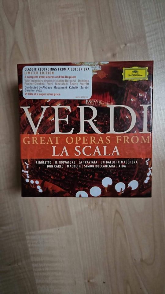 Verdi : Great Operas from La Scala - 21 CD BOX in München