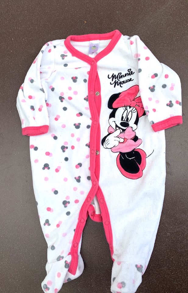 Minnie Mouse Fleece Einteiler Schlafanzug in Wallhausen