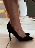High Heels Navyboot schwarz Größe 38,5 Baden-Württemberg - Walldürn Vorschau