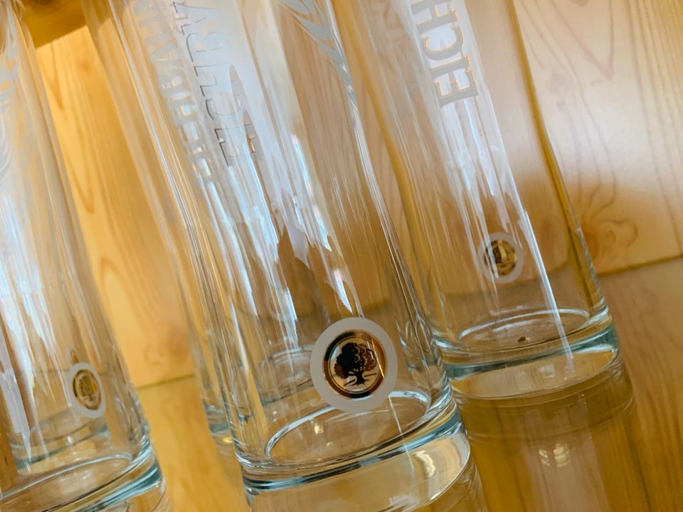 Fünf Eichbaum Brauerei Weizenbier Gläser 0,4l in Malsch bei Wiesloch