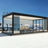 Terrassenpergola mit Lamellendach 4,0 x 5,0 m, 2,7 m hoch Sachsen - Grimma Vorschau