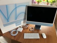 Apple IMac M1 Chip 512GB SSD 24" 4,5K Retina Blau 8GB Ram Hessen - Marburg Vorschau