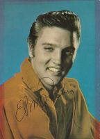 Elvis Presley Autogramm - Original signierte Autogrammkarte Bayern - Coburg Vorschau