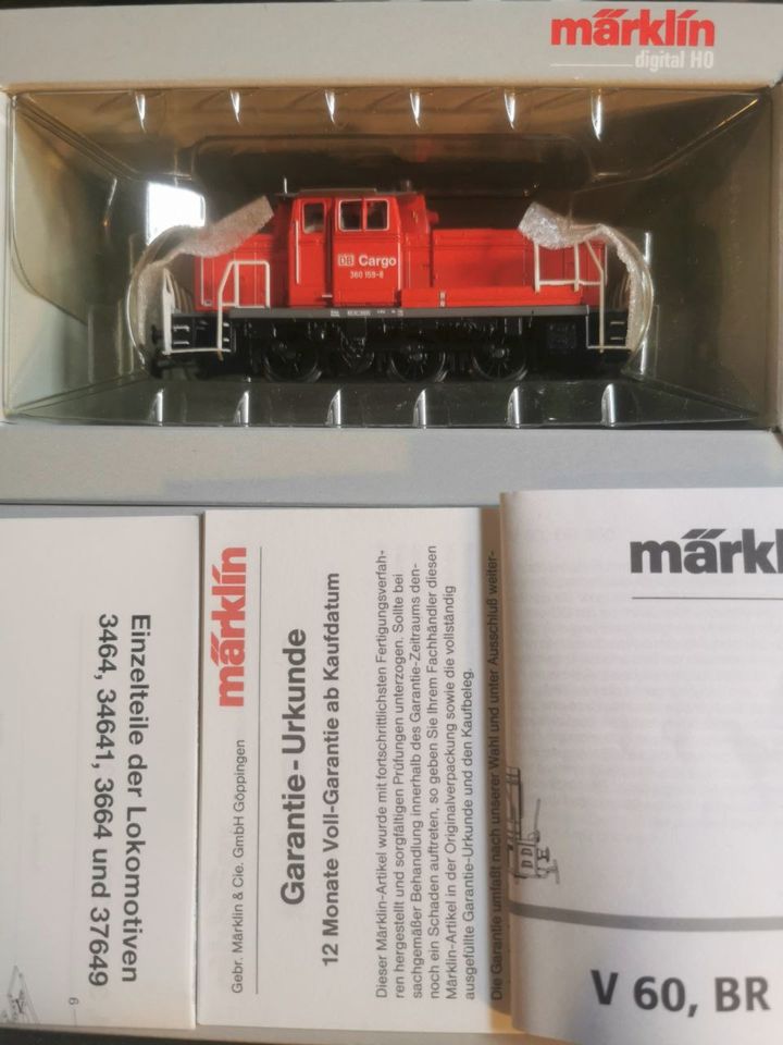 37649 Märklin Diesellokomotive BR 360 der DB Cargo digital OVP in Düren