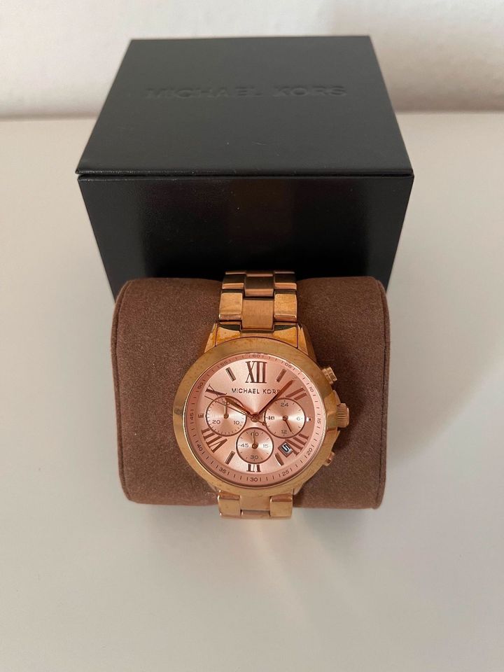 Michael Kors Armbanduhr Chronograph rose gold in Dreieich