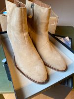 Stiefeletten im Cowboy Style Gr 38 MOP beige Rheinland-Pfalz - Hochspeyer Vorschau