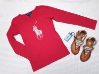 ♥ POLO RALPH LAUREN ♥ LA-Shirt Gr.8-10 128/134/140 rot w.NEU Niedersachsen - Gifhorn Vorschau