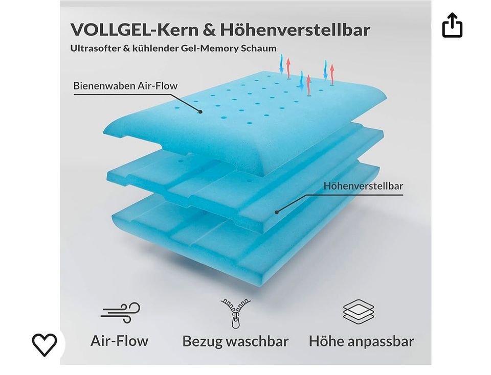 Innocent Nackenstützkissen Kopfkissen in Heusenstamm