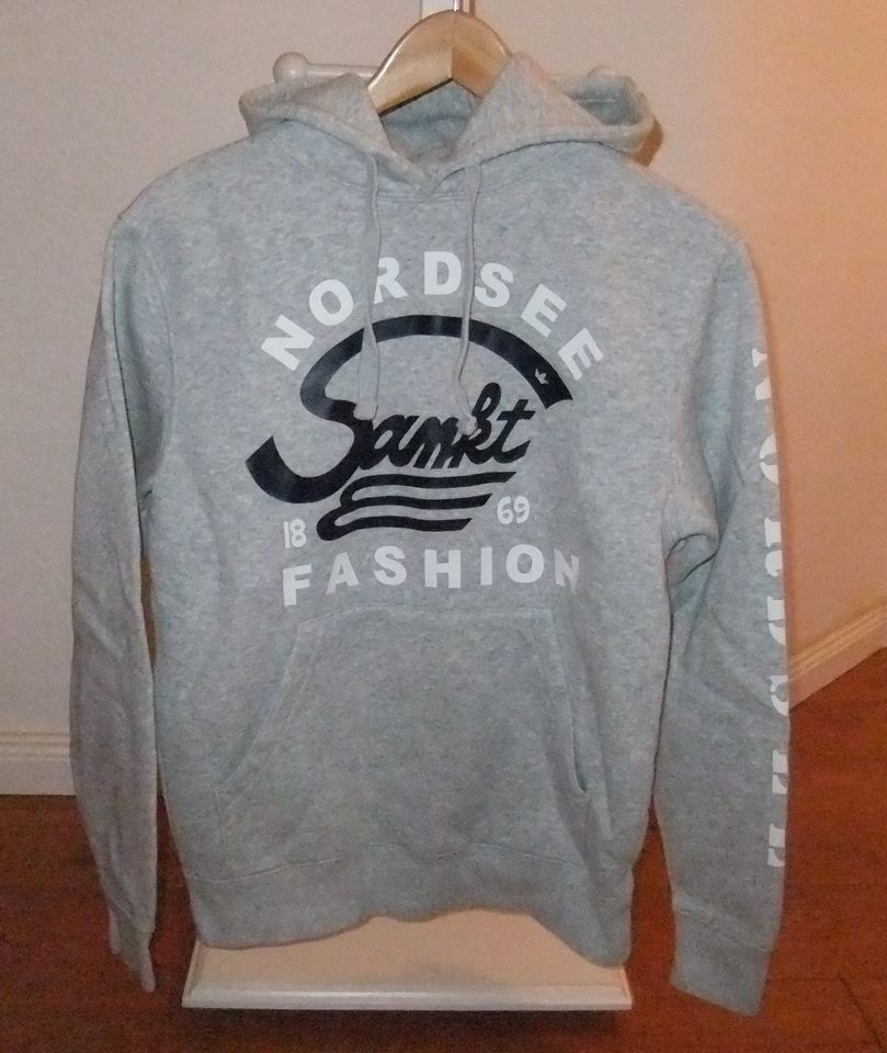 Grauer Hoodie "Nordsee" von RUSSELL in Gr. XS in Frankfurt am Main