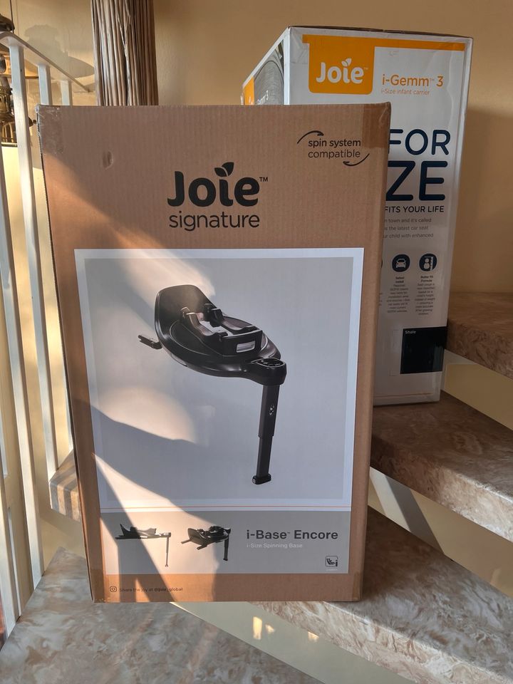 Joie i-Gemm 3 mit Isofix Signature i-Base Encore in Stein (Probstei)