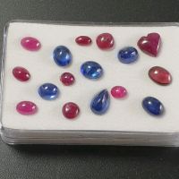 16 Echte Saphir / Rubin Cabochons ( 15 Carat ) 4 - 8 mm Nordrhein-Westfalen - Recklinghausen Vorschau