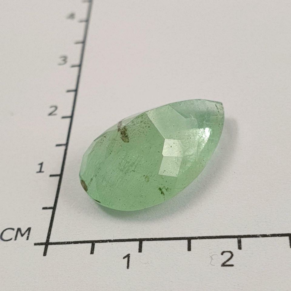 Echter großer fac. Smaragd Tropfen ( 10,12 Carat ) Sambia / hell in Recklinghausen