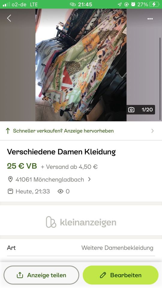 Verschiedene Damen Kleidung in Mönchengladbach