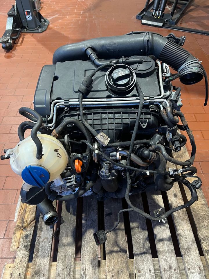 Seat Leon 1P Golf 5 A3 8P 2.0 TDI BKD Motor Komplettmotor in Heilbad Heiligenstadt