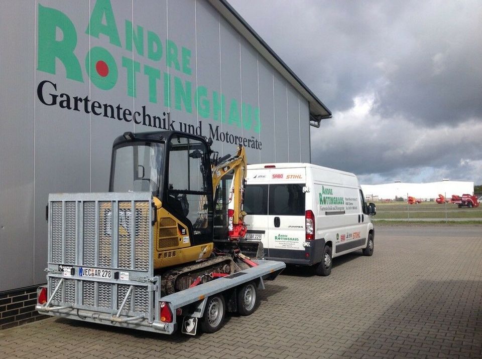 Cat 301.7 D Minibagger zu Vermieten incl. Baumaschinenanhänger in Damme