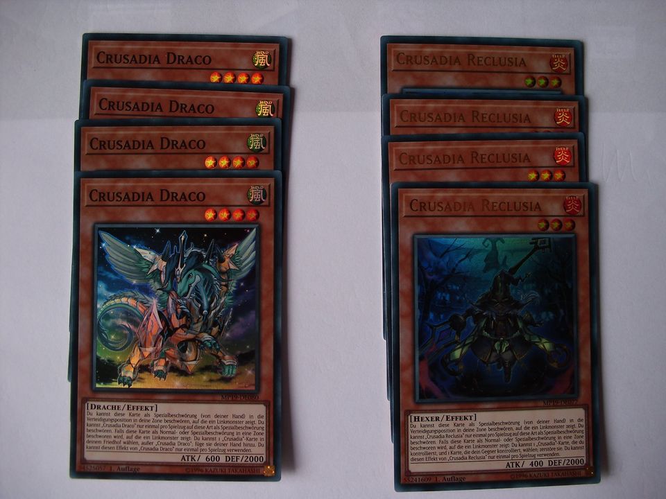 Yu-Gi-Oh - 28 Karten - Crusadia in Detmold