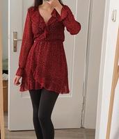 Rot schwarzes Kleid von H&M mit Rüschen Bayern - Forchheim Vorschau