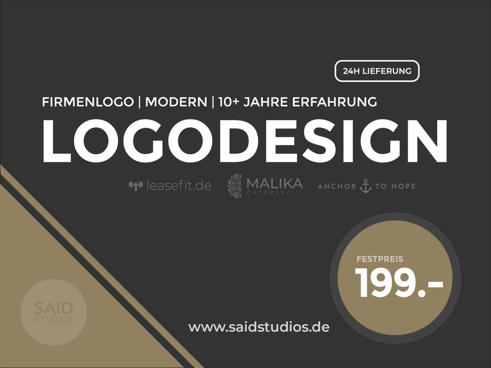 Modernes Logodesign | Logo Design | Firmenlogo | AKTION!! 99 Euro in Dortmund