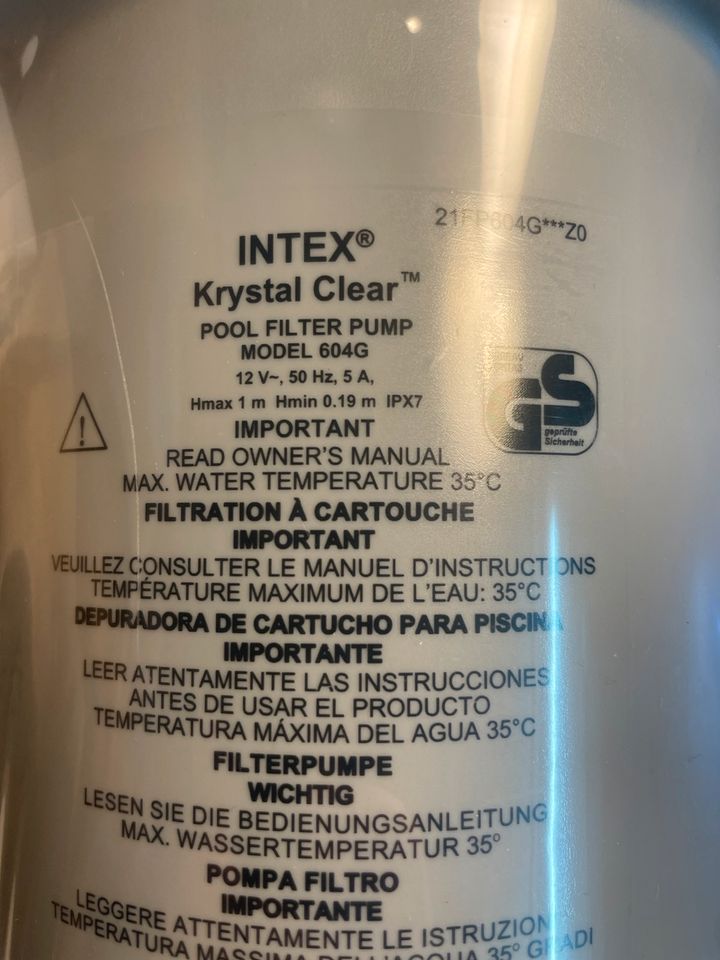 Intex Poolpumpe neu und noch Originalverpackt in Korbach