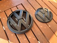 VW T5 EMBLEME EMBLEM ZEICHEN GRILL VORNE HINTEN SCHWARZ MATT NEU Brandenburg - Oranienburg Vorschau