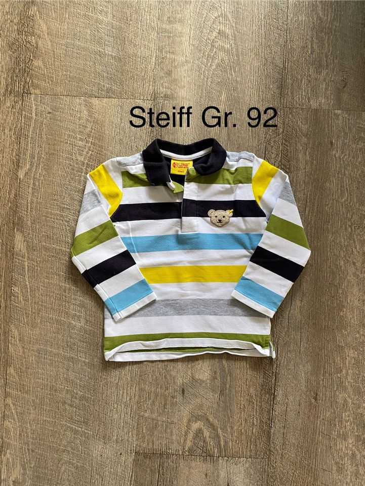 Steiff Gr. 92 Pullover Sweatshirt Poloshirt LA Langarm gelb in Bohmte