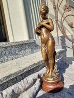 JUng Frau mit Vögeln Bronze Antik Jugendstil Rheinland-Pfalz - Ludwigshafen Vorschau