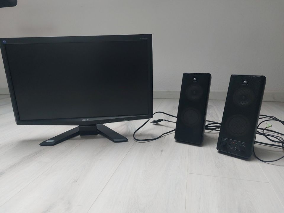 ACER Monitor 22 Zoll mit Lautsprechern von Logitech in Wuppertal -  Langerfeld-Beyenburg | Monitor gebraucht kaufen | eBay Kleinanzeigen ist  jetzt Kleinanzeigen