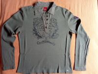 Khaki s.Oliver Langarmshirt mit Polo-Kragen, Gr. 42 / M-L Niedersachsen - Isenbüttel Vorschau