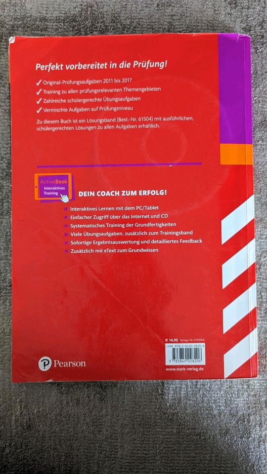 Stark Prüfungsaufgaben Realschule 2018-Mathematik Hessen in Offenbach