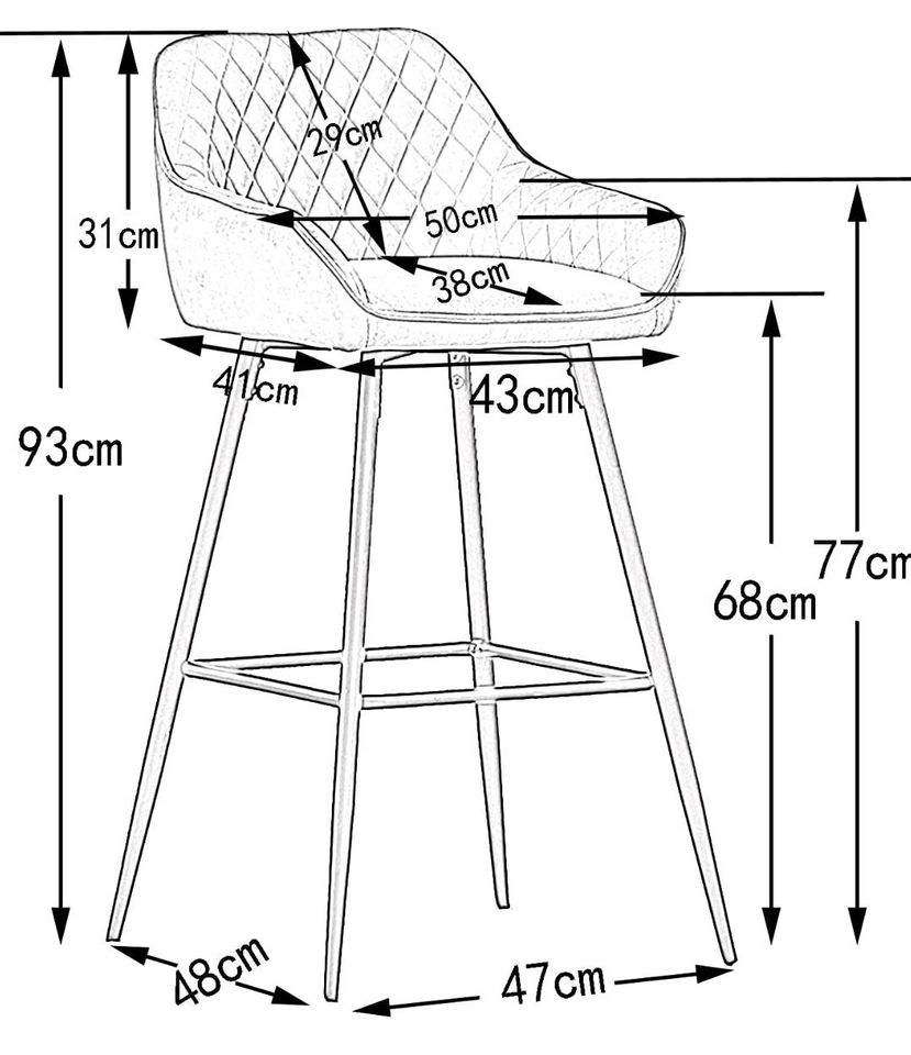 Bartisch +4 Stühle in Lemförde