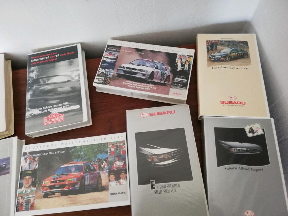 Subaru VHS Cassetten, Rallye uvm in Schwalmstadt